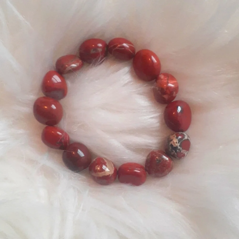 Red Jasper Stone Bracelet
